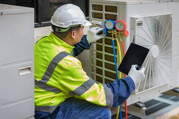 Professional Hvac Maintenance technician working in Ocean Beach, NY
